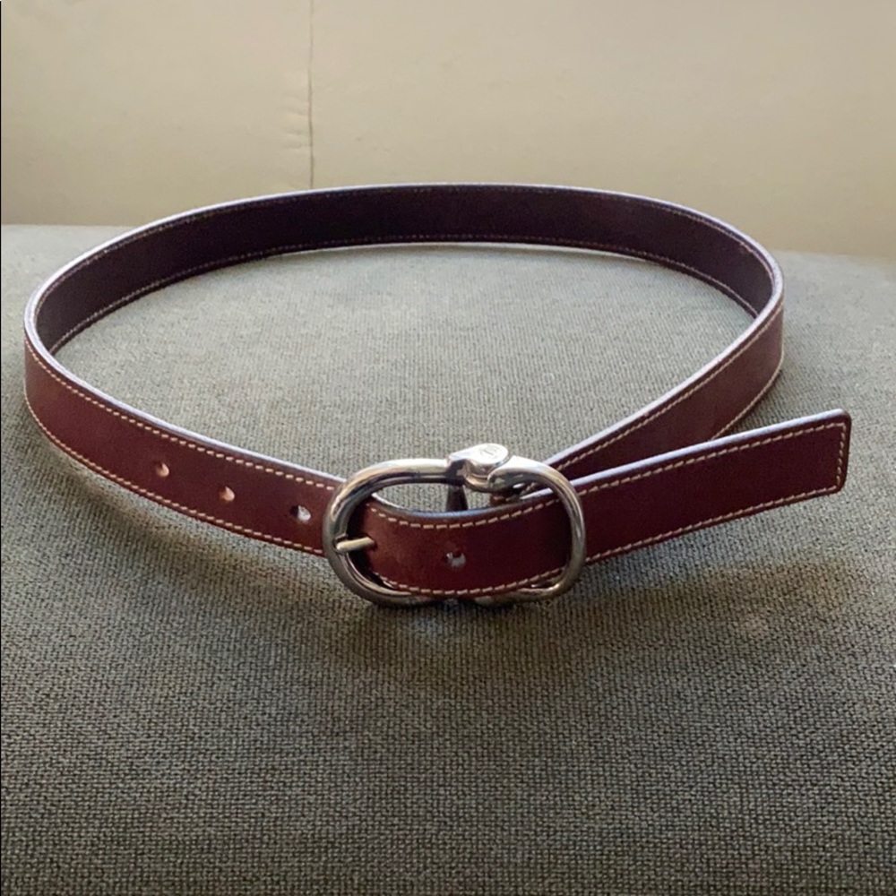Men’s leather Gucci belt